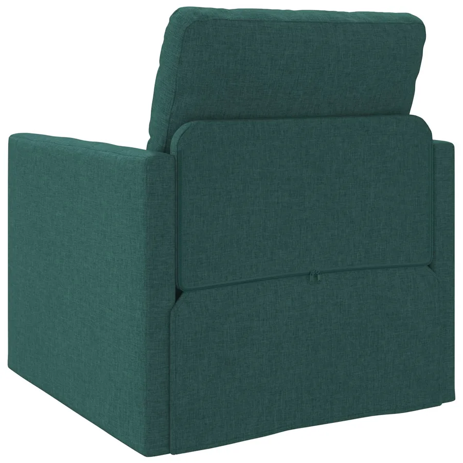 Canapé-Lit Vert foncé 74 x 77 x 81 cm tissu - 7