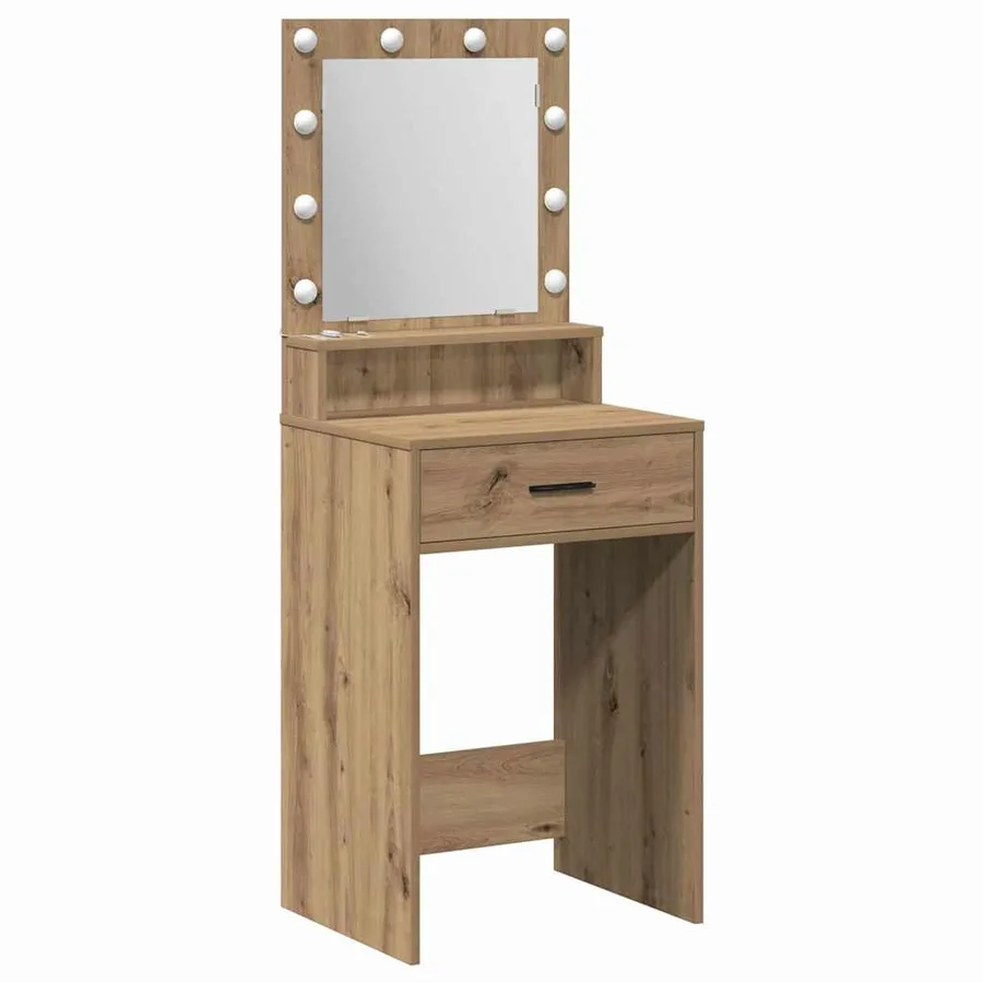 Table de Toilette Chêne artisanal 50 x 41 x 135 cm - 2