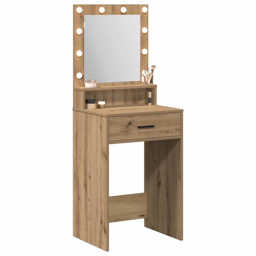 Table de Toilette Chêne artisanal 50 x 41 x 135 cm - 3