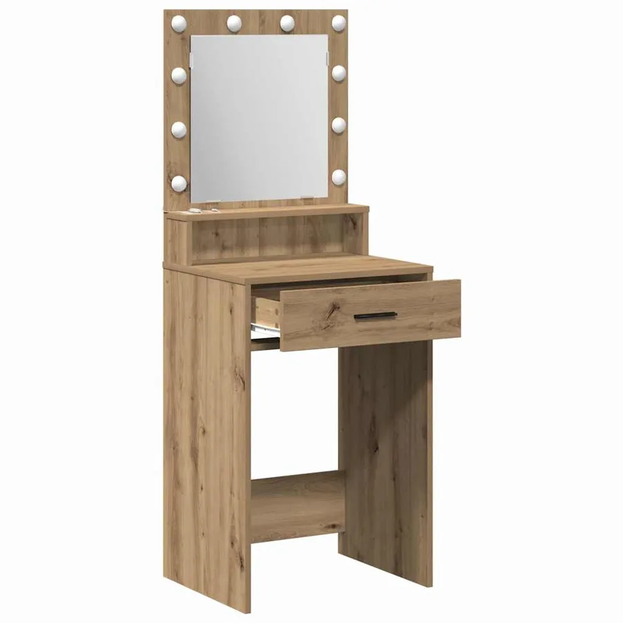 Table de Toilette Chêne artisanal 50 x 41 x 135 cm - 4