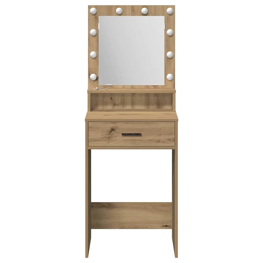 Table de Toilette Chêne artisanal 50 x 41 x 135 cm - 5