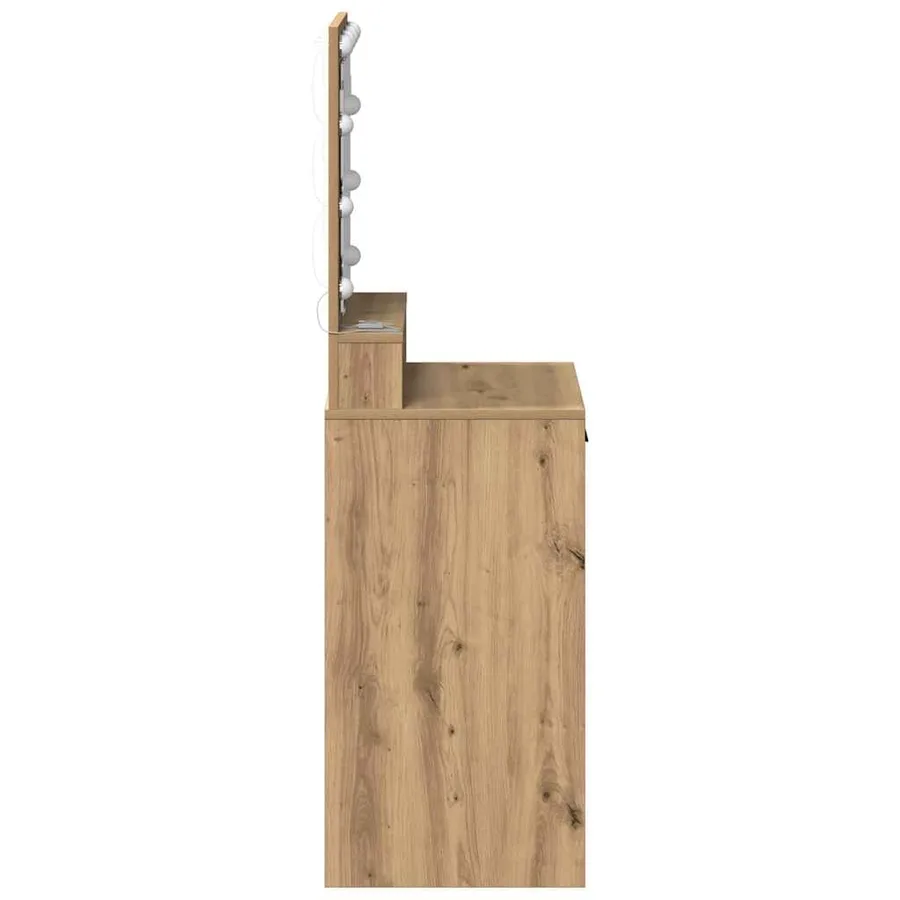 Table de Toilette Chêne artisanal 50 x 41 x 135 cm - 6