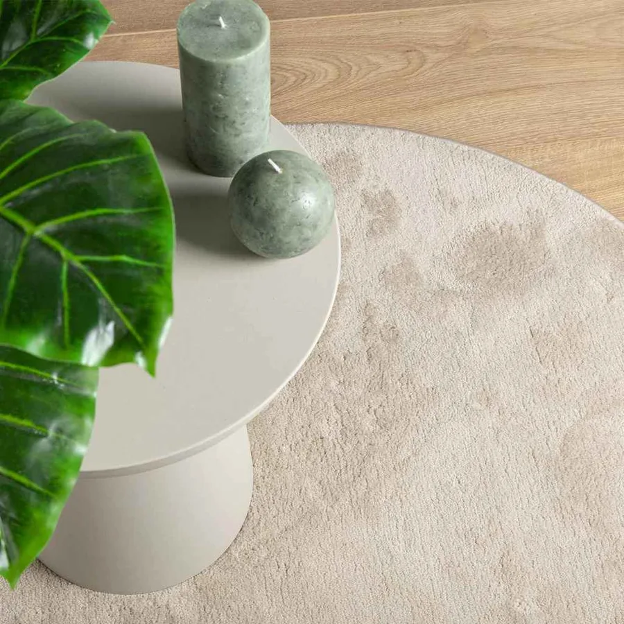 Tapis de surface HUARTE Beige 100 x 200 cm Polyester - 5