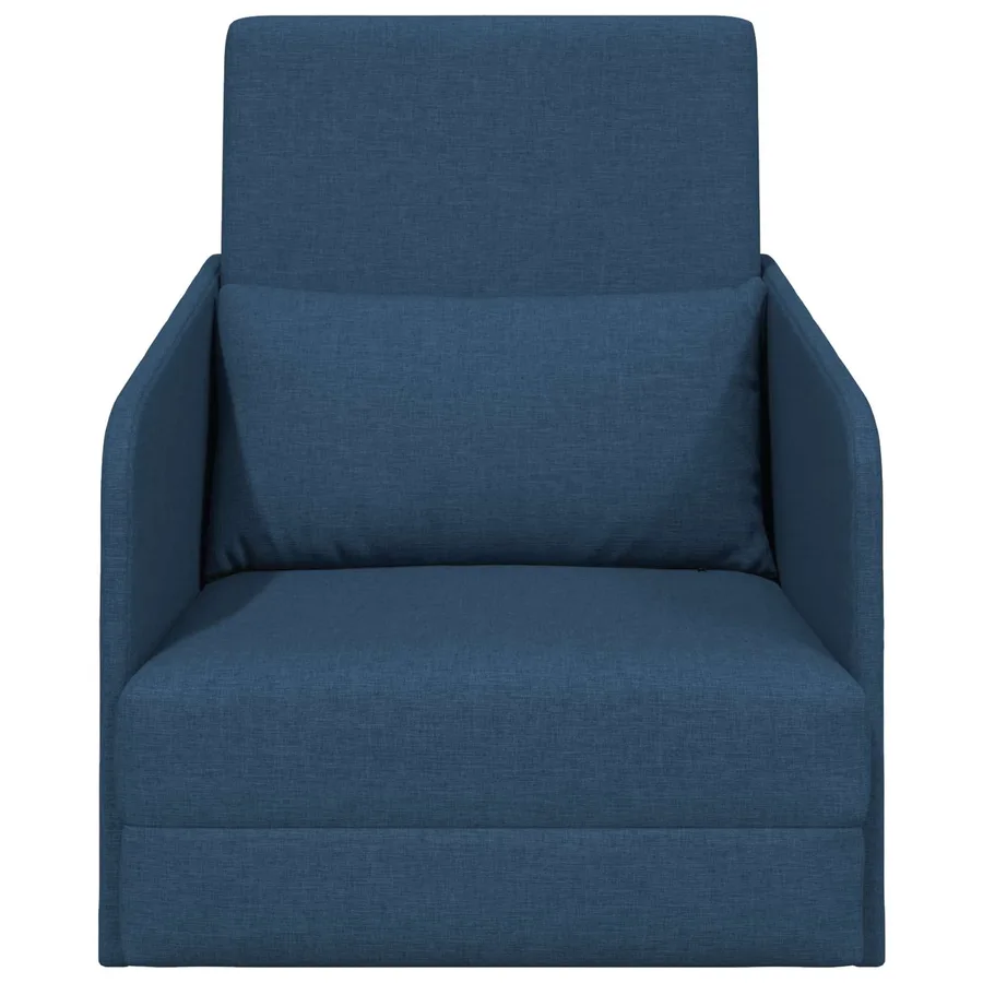 Canapé-Lit Bleu 65 x 80 x 83 cm tissu - 5
