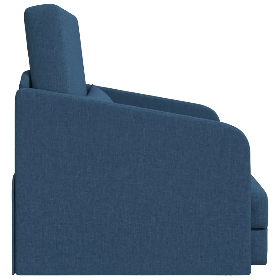 Canapé-Lit Bleu 65 x 80 x 83 cm tissu - 6