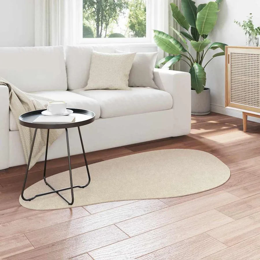 Tapis de surface HUARTE Beige 80 x 150 cm Polyester - 3