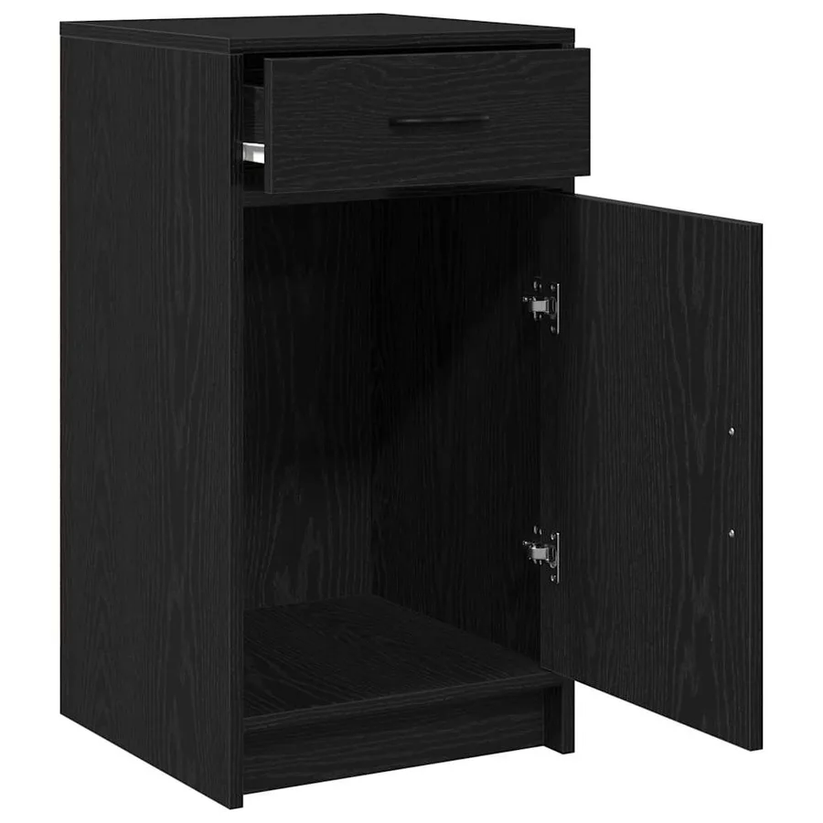Buffet Chêne noir 40 x 40.5 x 75 cm Bois d'ingénierie - 5