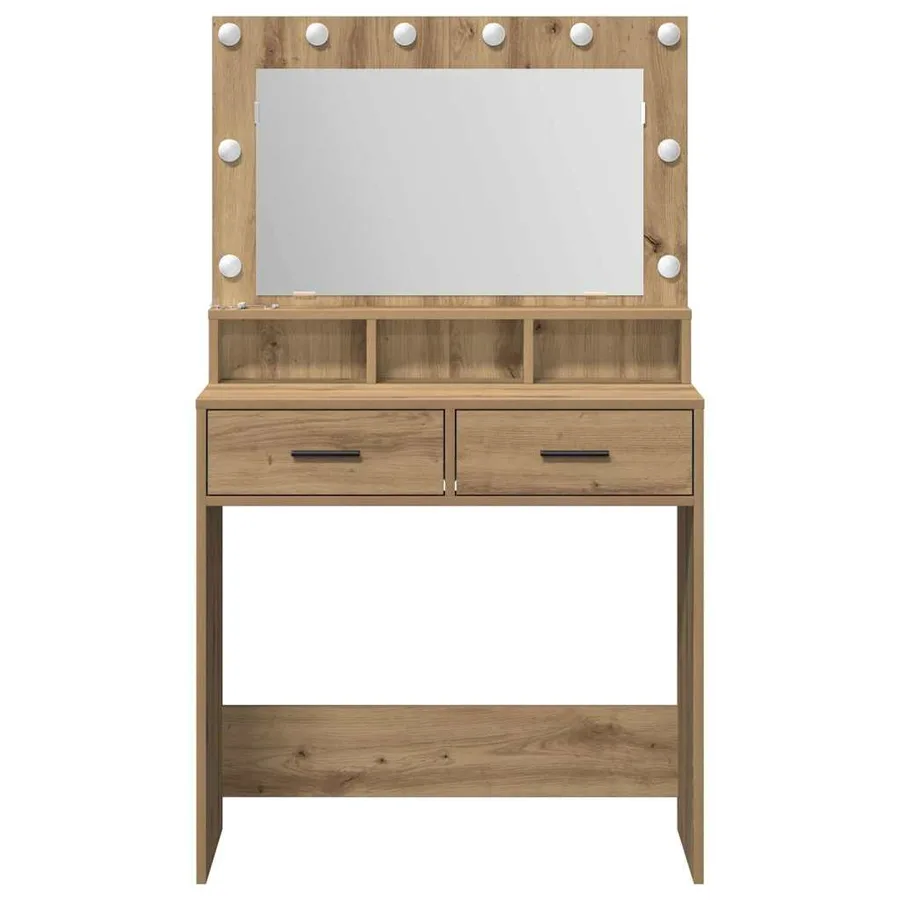 Table de Toilette Chêne artisanal 79 x 41 x 135 cm - 5