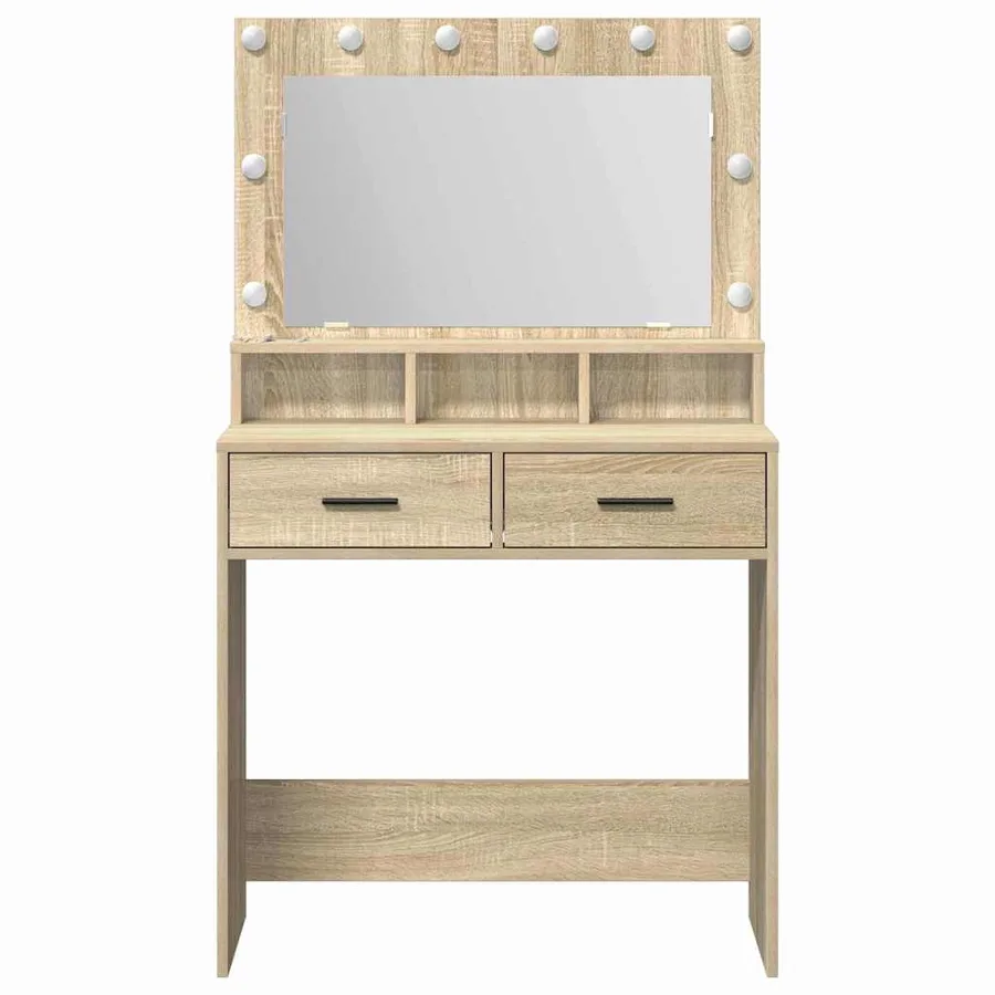 Table de Toilette avec tiroir Chêne Sonoma 79 x 41 x 135 cm - 5