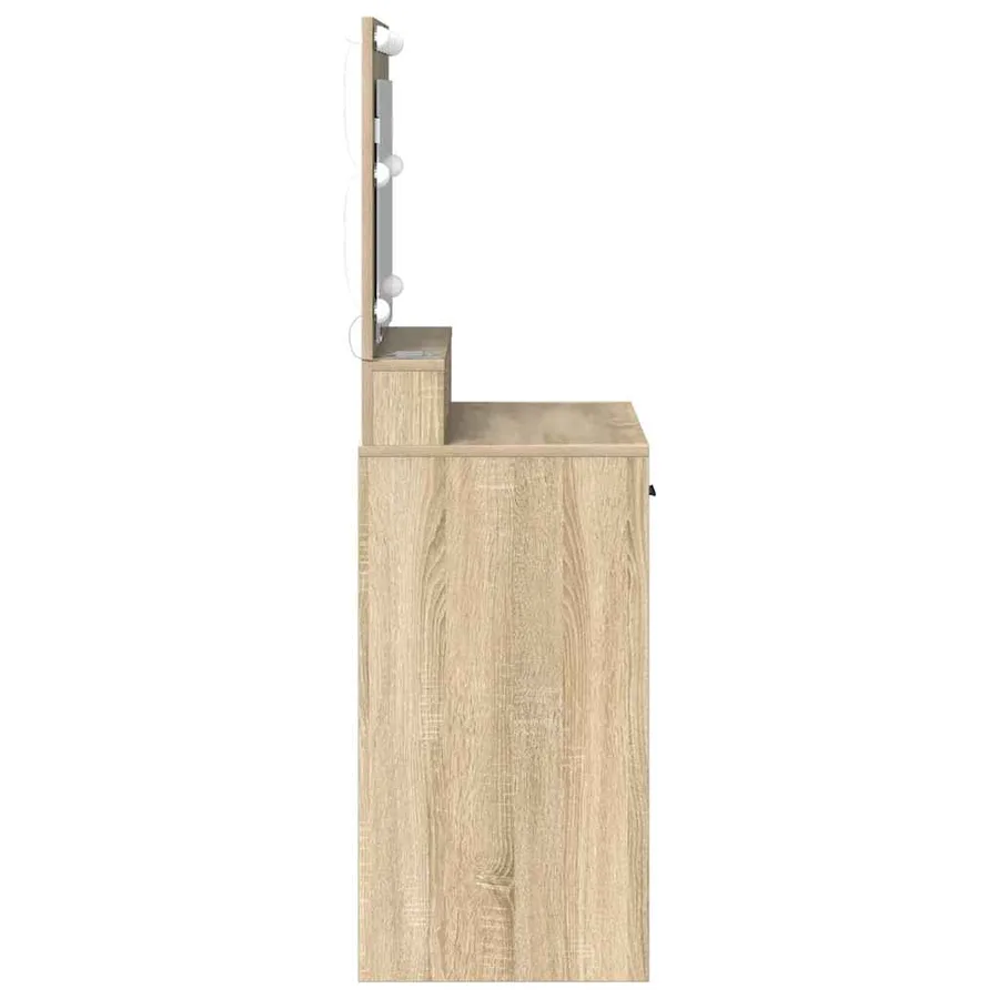 Table de Toilette avec tiroir Chêne Sonoma 79 x 41 x 135 cm - 6