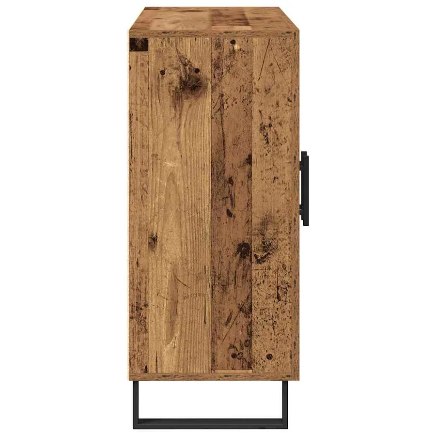 Buffet Bois ancien 90 x 34 x 80 cm Bois d'ingénierie - 7