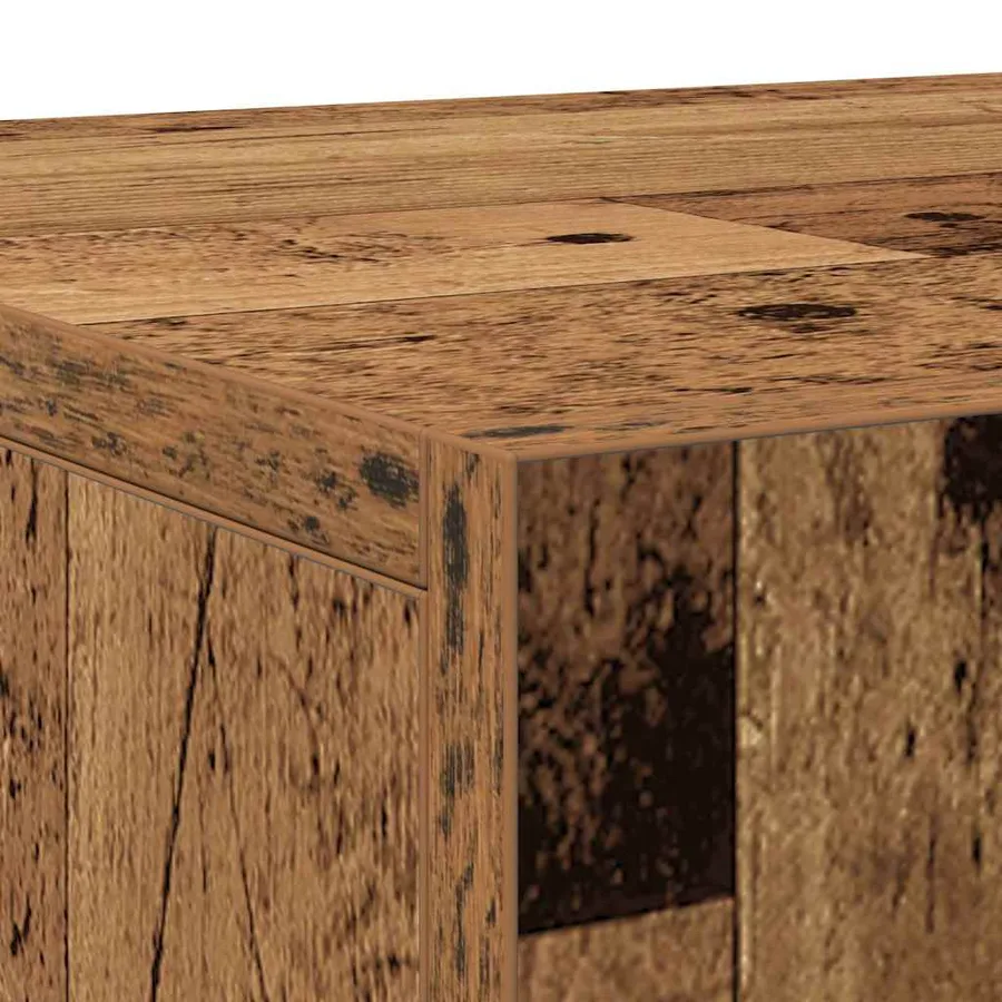 Buffet Bois ancien 90 x 34 x 80 cm Bois d'ingénierie - 9