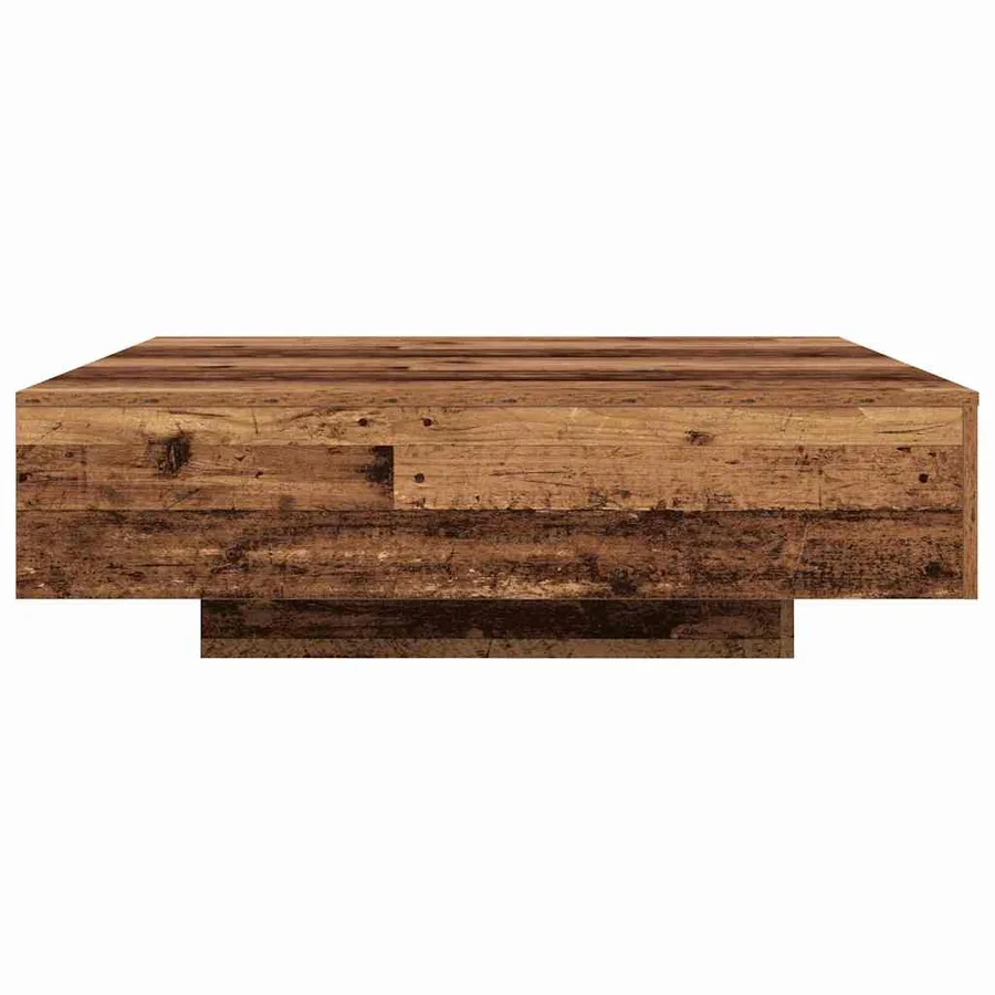 Table basse Bois ancien 100 x 100 x 31 cm Bois d'ingénierie - 6