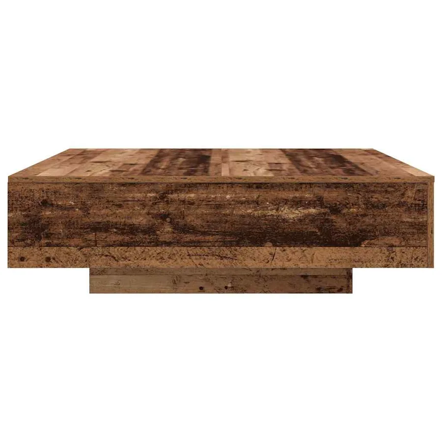 Table basse Bois ancien 100 x 100 x 31 cm Bois d'ingénierie - 7