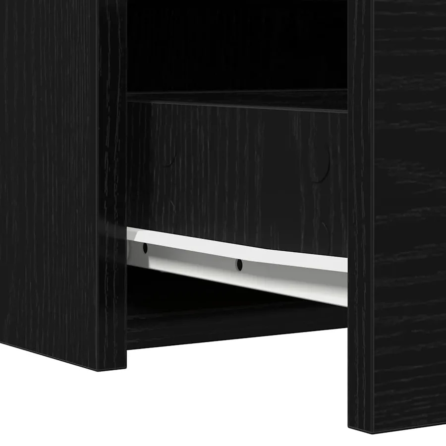 Table de Toilette Noir 60 x 40 x 70 cm Bois d'ingénierie - 10