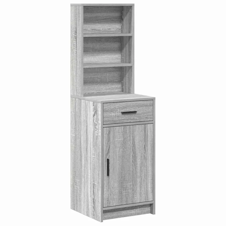 Haut Armoire Gris Sonoma 40 x 40,5 x 135 cm Bois d'ingénierie - 2