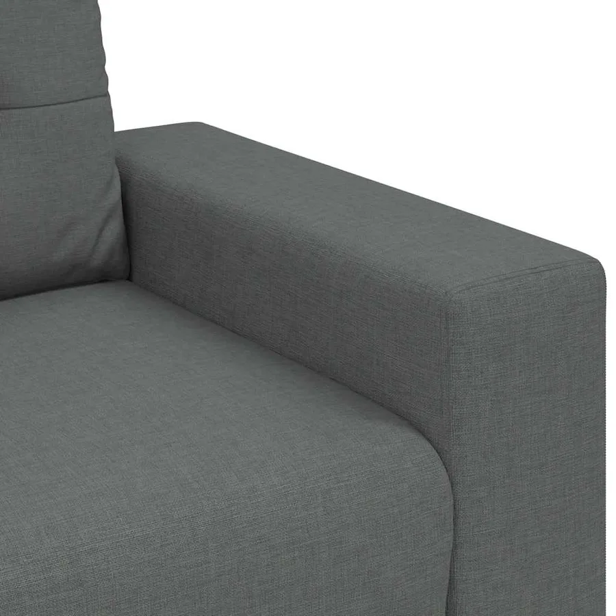 Fauteuil Gris foncé 100x78x80 cm Tissu - 7