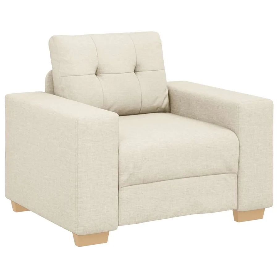 Canapé-fauteuil en lin 100x78x80 cm - 2