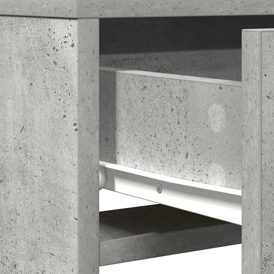 Table de Toilette Gris 50 x 41 x 140 cm Bois d'ingénierie - 10