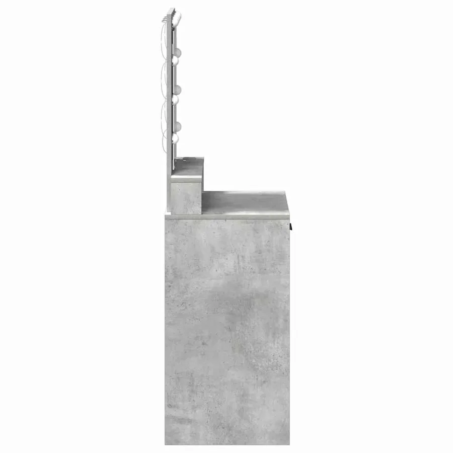 Table de Toilette Gris 50 x 41 x 140 cm Bois d'ingénierie - 6