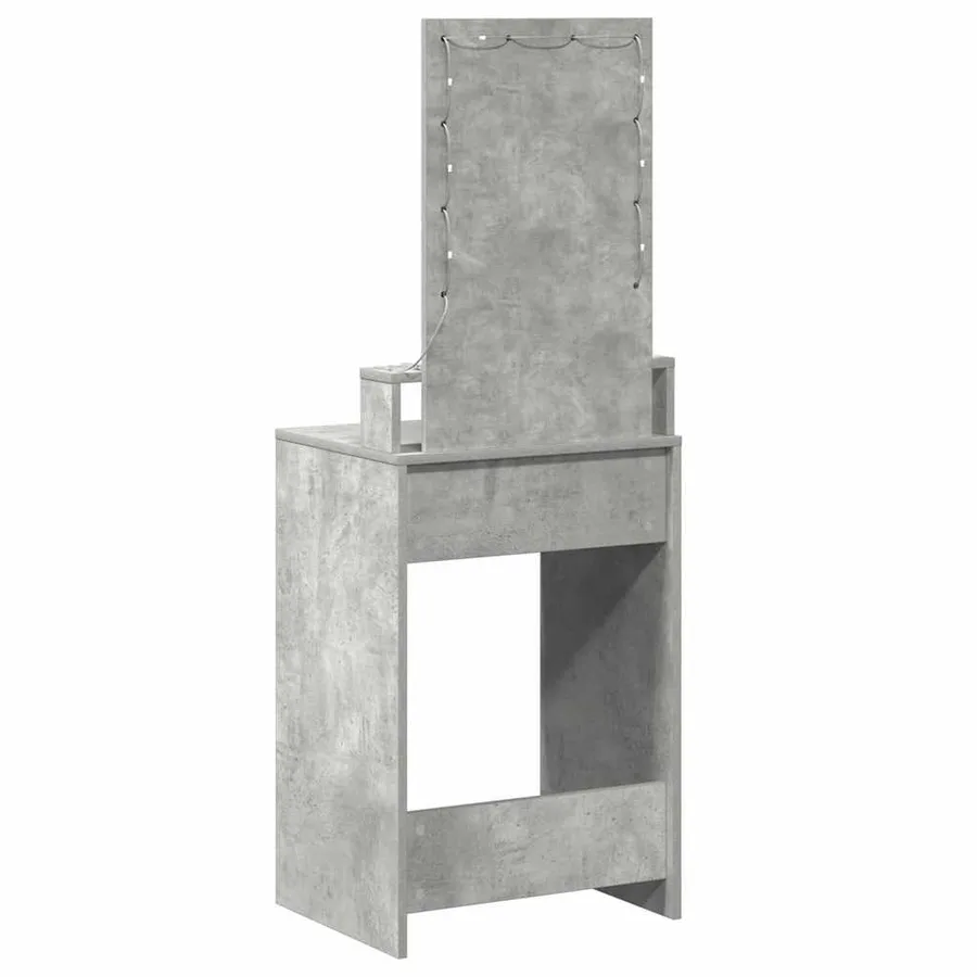 Table de Toilette Gris 50 x 41 x 140 cm Bois d'ingénierie - 7