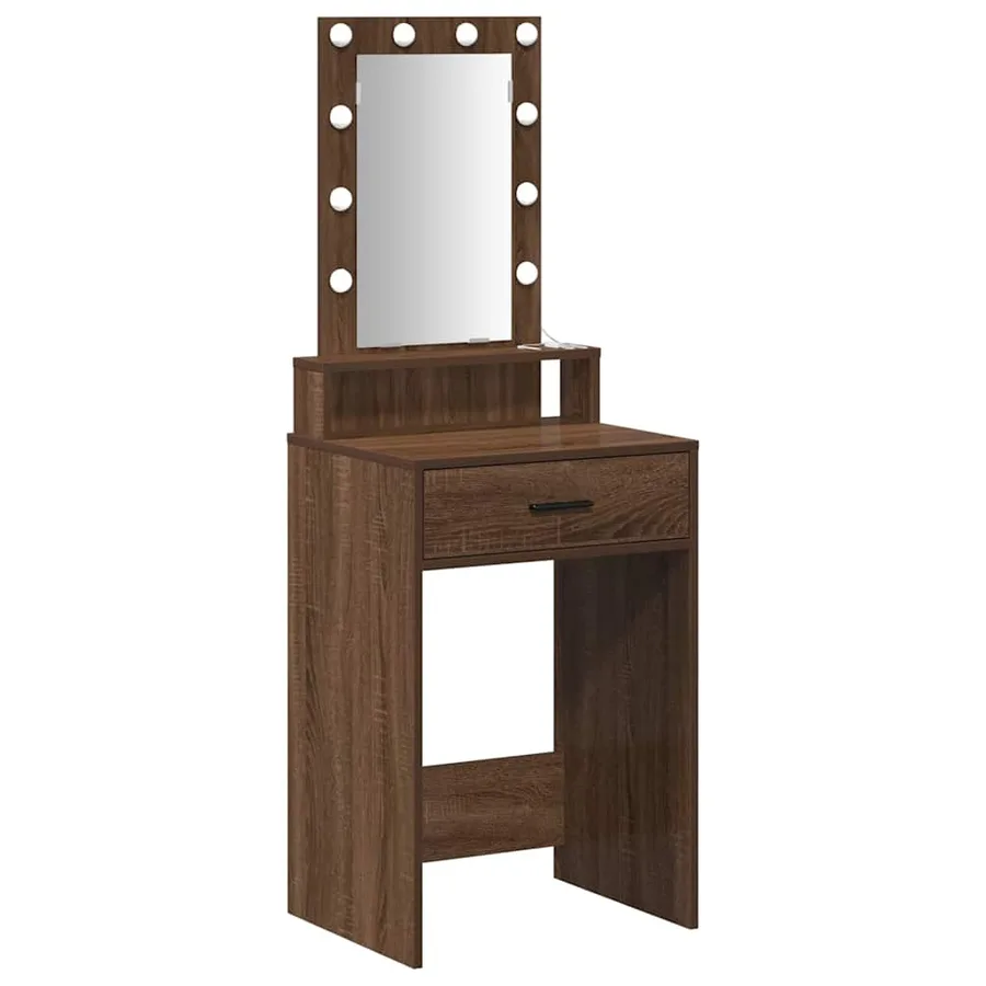 Table de Toilette Marron 50 x 41 x 140 cm Bois d'ingénierie - 2