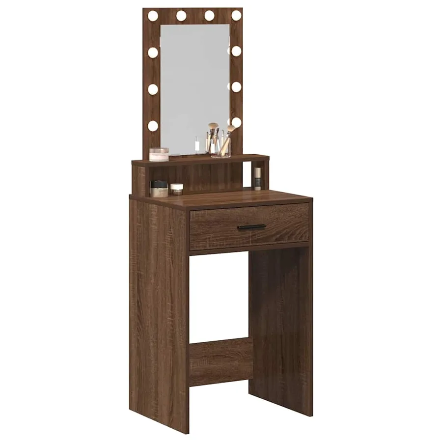 Table de Toilette Marron 50 x 41 x 140 cm Bois d'ingénierie - 3
