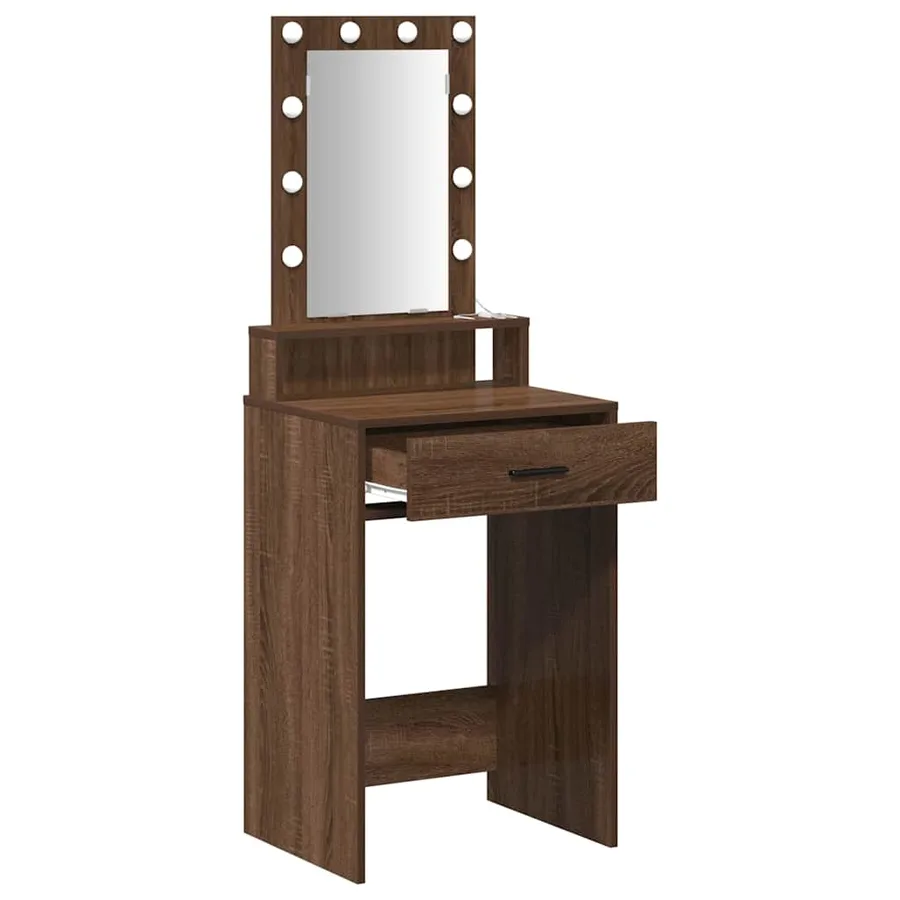 Table de Toilette Marron 50 x 41 x 140 cm Bois d'ingénierie - 4