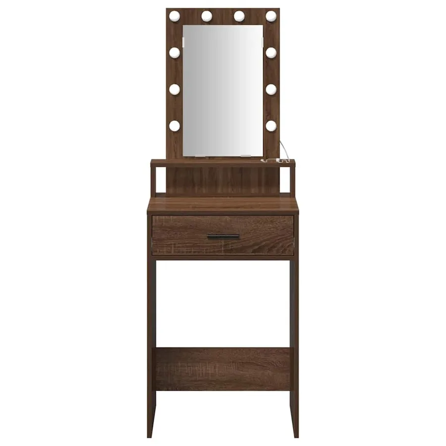 Table de Toilette Marron 50 x 41 x 140 cm Bois d'ingénierie - 5