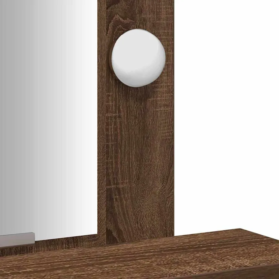Table de Toilette Marron 50 x 41 x 140 cm Bois d'ingénierie - 9