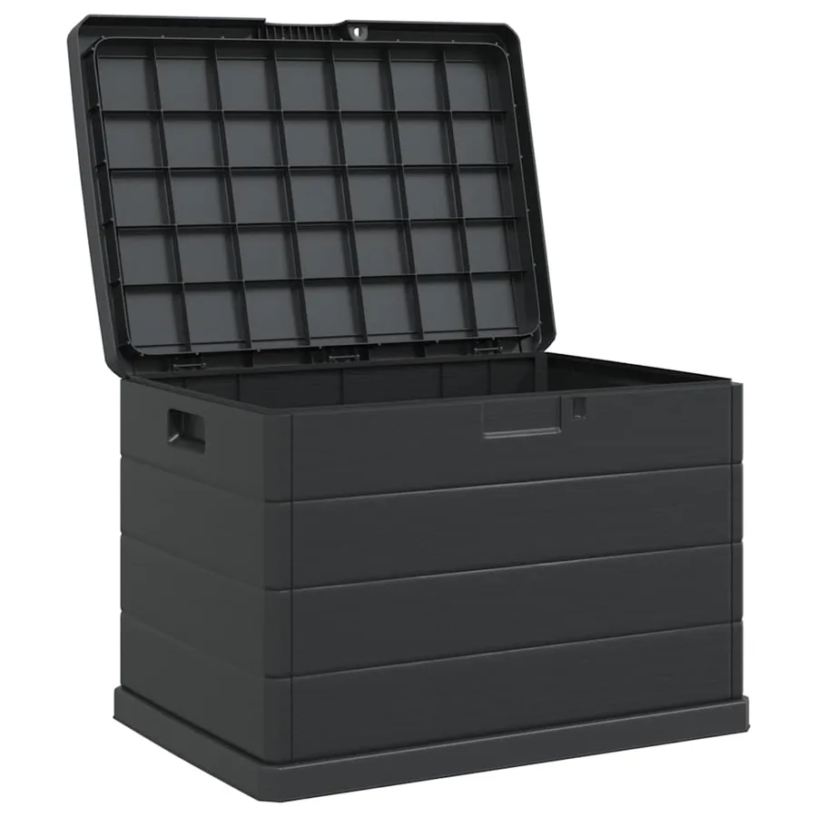 Boîte de Rangement de Jardin Anthracite 77,5 x 54,5 x 53 cm - 5