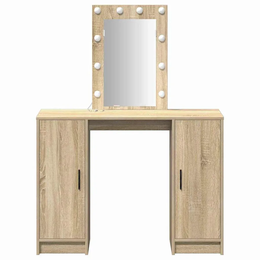 Table de Toilette Marron 102 x 33 x 135 cm Bois d'ingénierie - 5