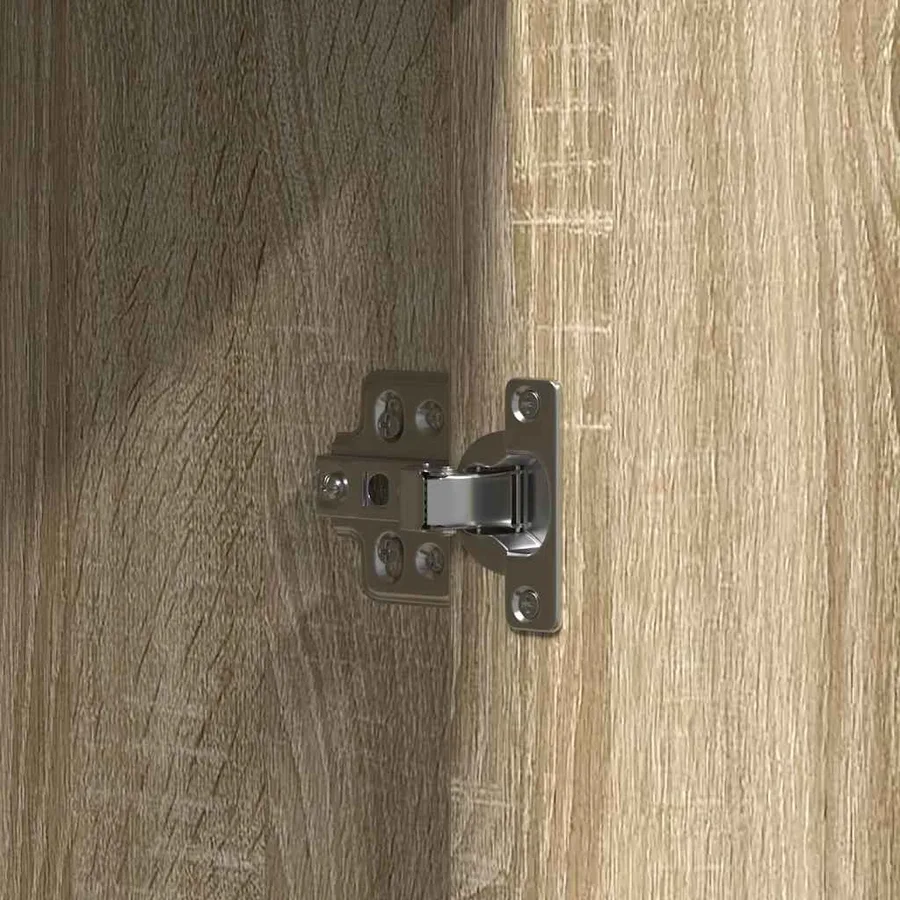 Table de Toilette Marron 102 x 33 x 135 cm Bois d'ingénierie - 9