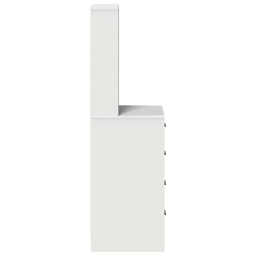 Haut Armoire Blanc 40 x 41 x 135 cm Bois d'ingénierie - 7