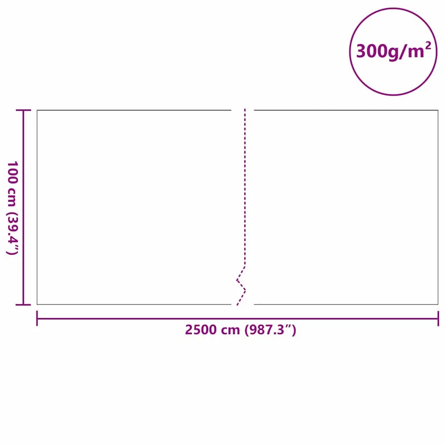 Feutre de bassin Gris 1 x 25 m Polyester et coton - 10