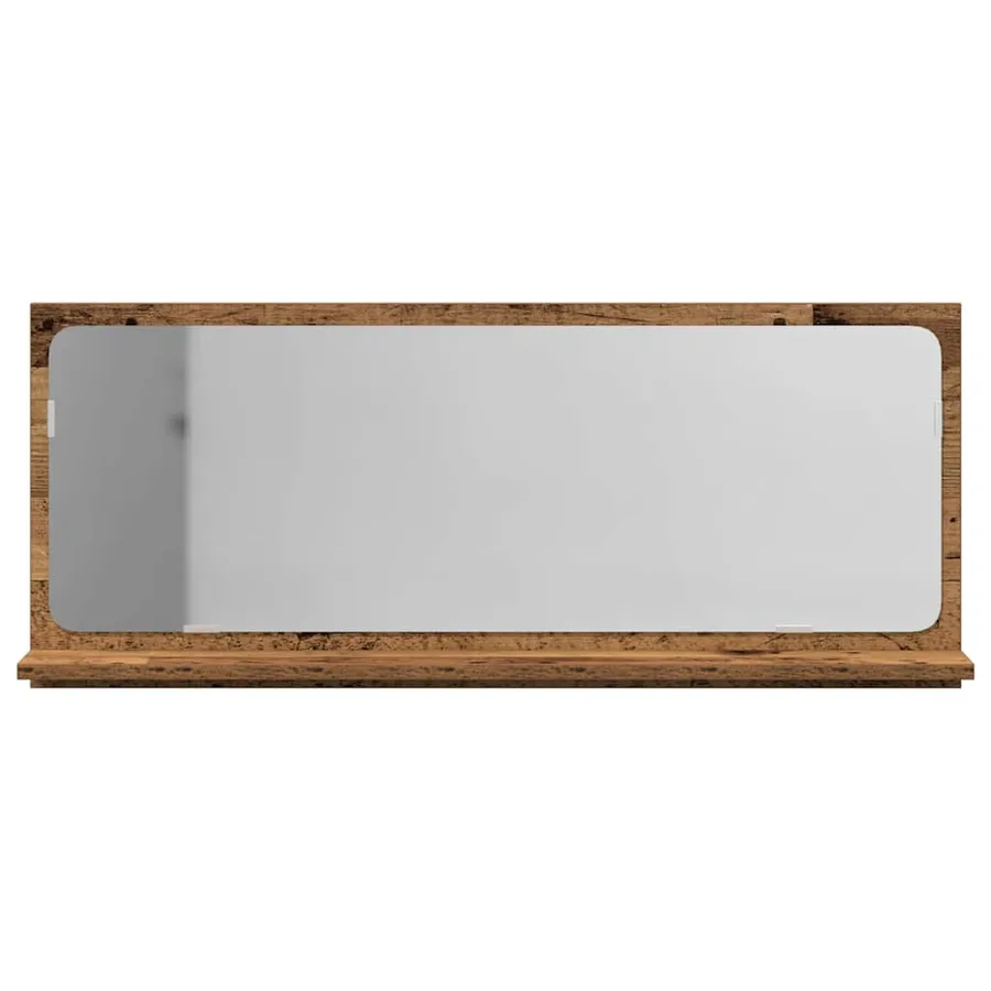 Étagère Miroir Bois ancien 90 x 10,5 x 37 cm Bois d'ingénierie - 6