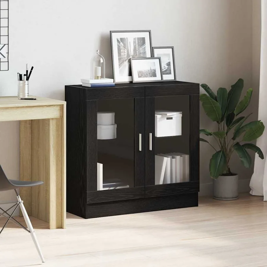 Bibliothèque Chêne noir 82,5 x 30,5 x 80 cm Bois d'ingénierie