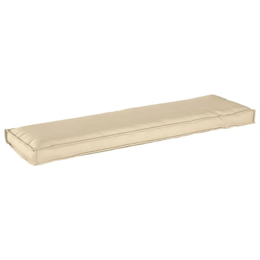 Coussin Beige 140 x 40 x 8 cm Tissu Oxford