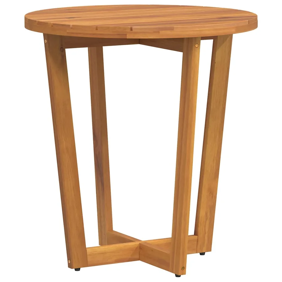 Ensemble de salle à manger de jardin 3 pcs en bois massif d'acacia - 5