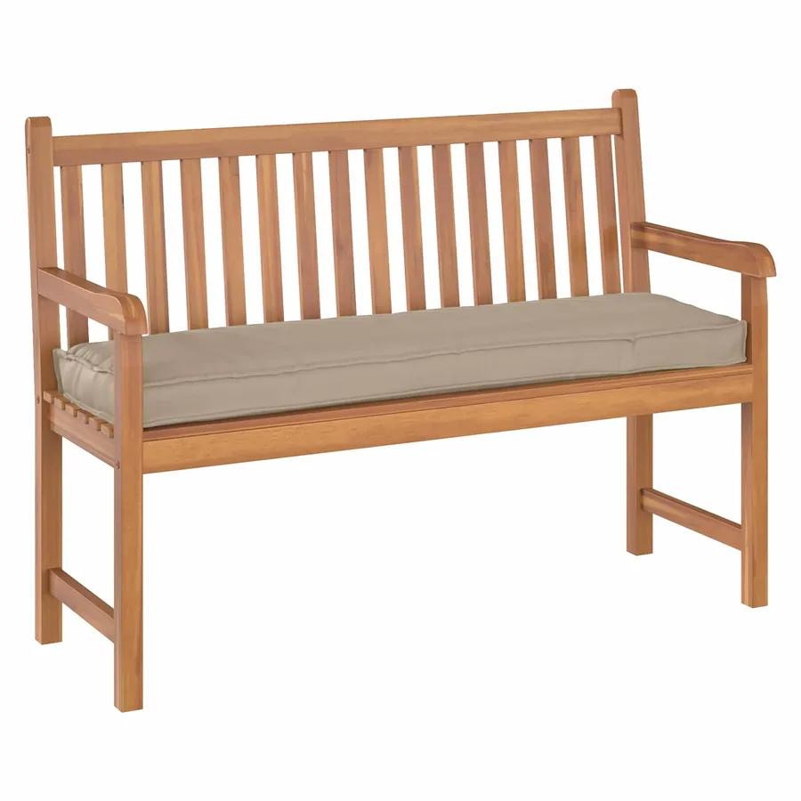 Coussin Taupe 140 x 40 x 8 cm Tissu Oxford - 3