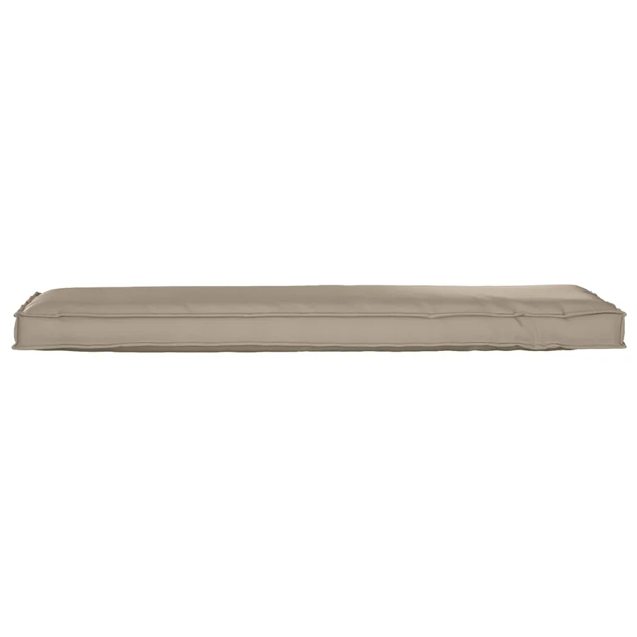 Coussin Taupe 140 x 40 x 8 cm Tissu Oxford - 4