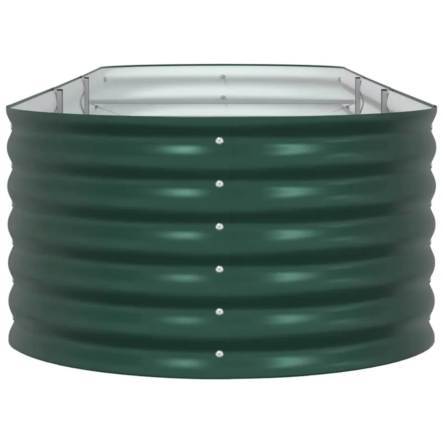 Lit surélevé Vert 320 x 80 x 44 cm Acier - 7