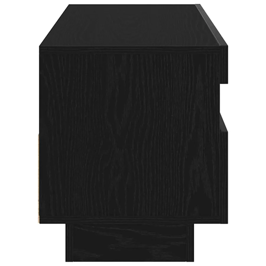 Meuble TV Chêne noir 80 x 35 x 40 cm Bois d'ingénierie - 7