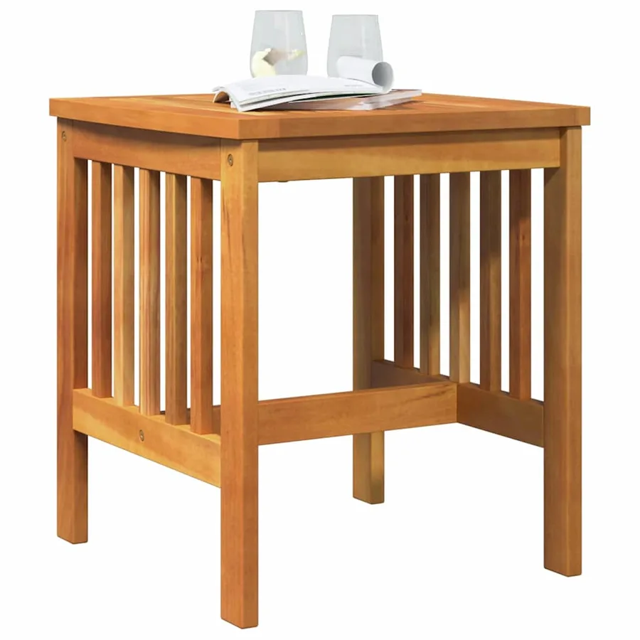 Table d'appoint Huile Naturelle Bois d'Acacia Massif - 3
