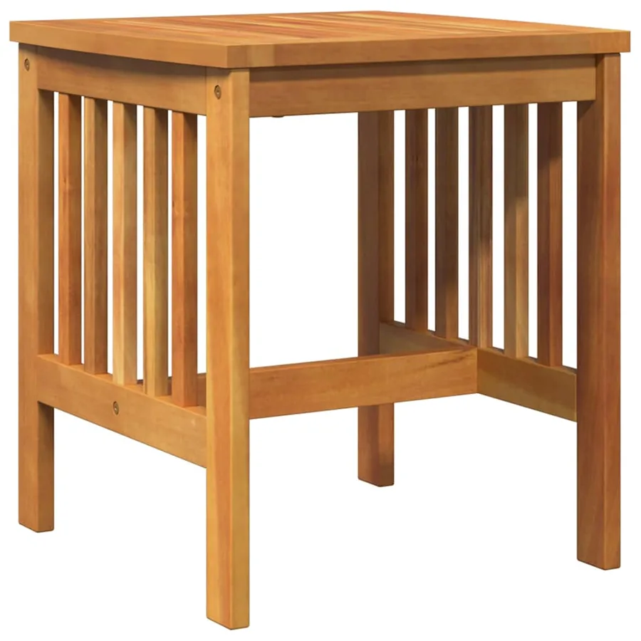 Table d'appoint Huile Naturelle Bois d'Acacia Massif - 5