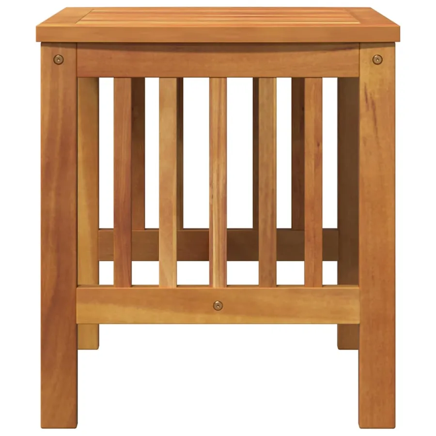 Table d'appoint Huile Naturelle Bois d'Acacia Massif - 7
