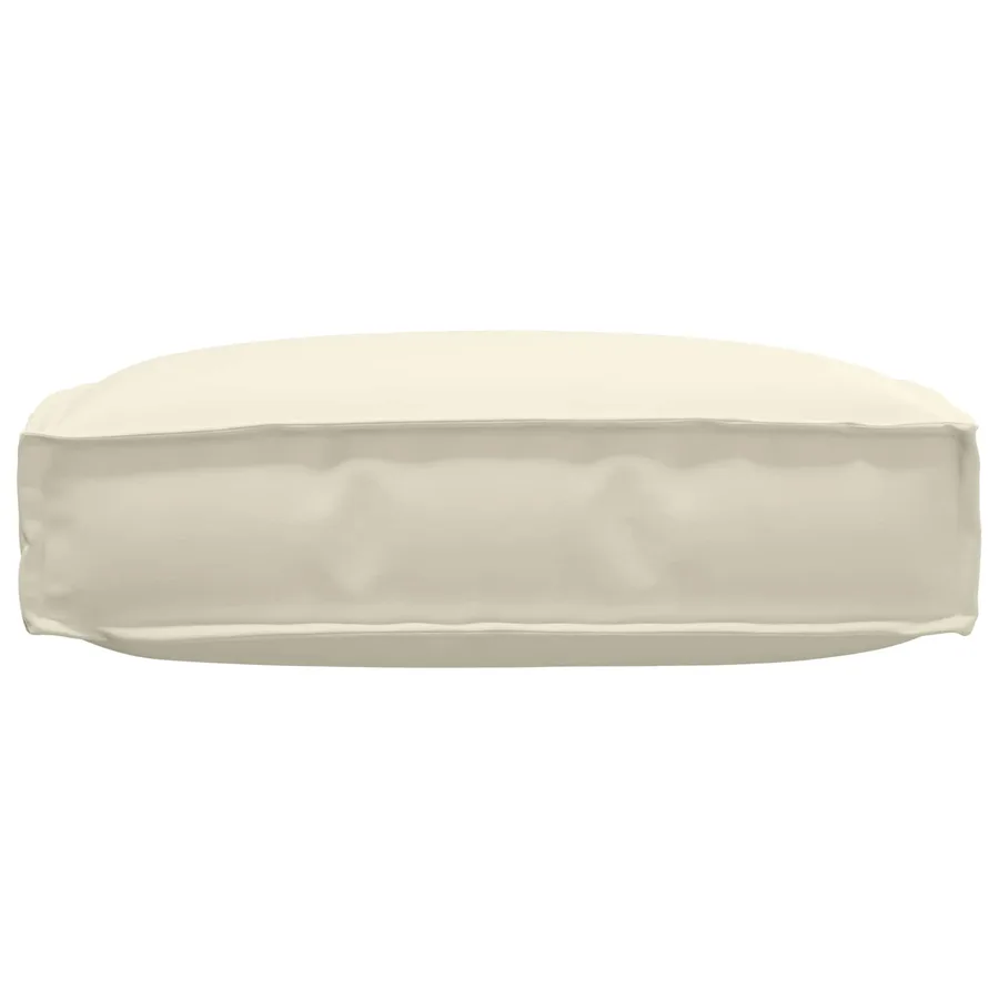 Coussin Crème 60 x 60 x 12 cm Tissu Oxford - 4