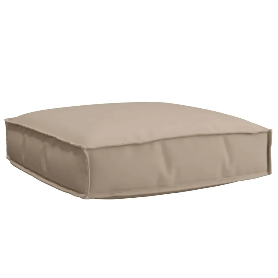 Set de coussins de palette 2 pcs Taupe Tissu Oxford - 5