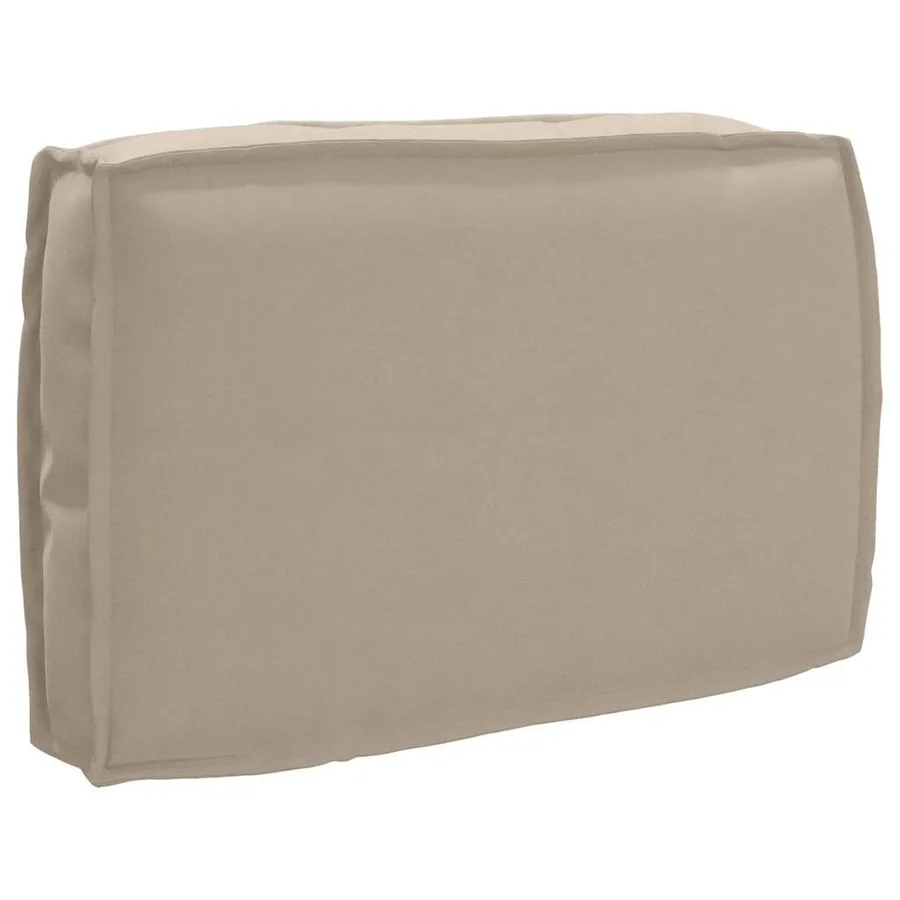 Set de coussins de palette 2 pcs Taupe Tissu Oxford - 6