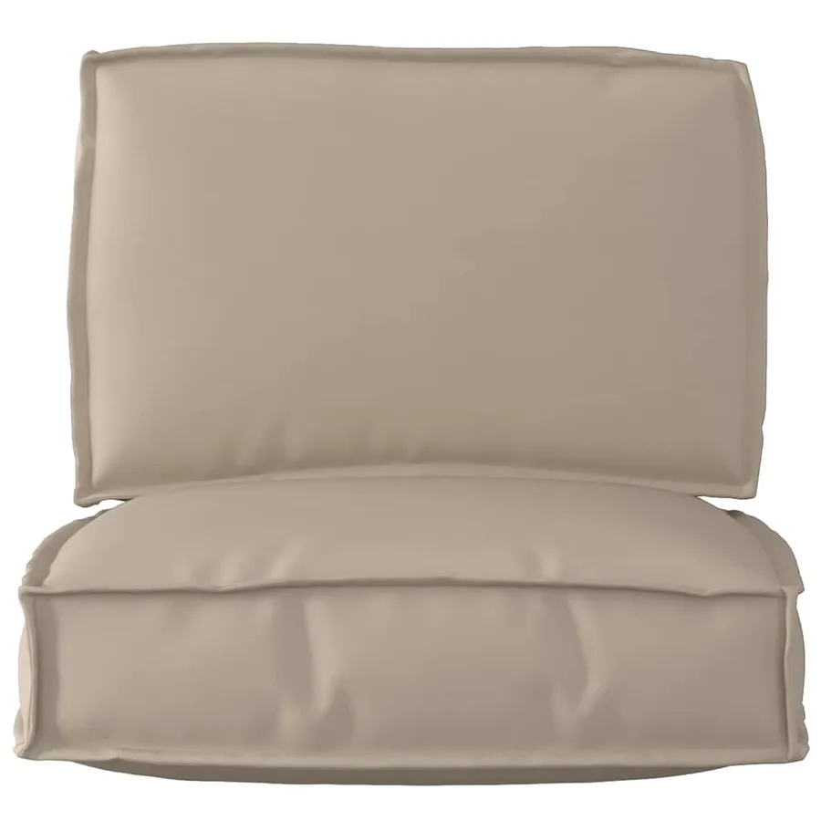 Set de coussins de palette 2 pcs Taupe Tissu Oxford - 7